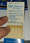 Vintage Capt Anderson s Restaurant Panama City Fl Advertising Matchbook Covers