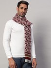 Men 100  Cashmere Winter Warm Soft Scarf India Made Scarves Wrap Fair Isle Wool