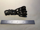 Antique Merriman Bronze Double Pulley Snap Shackle Boat Marine Hardware Vintage