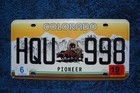 2019 Colorado Pioneer License Plate