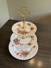 Royal Albert Centennial Roses 3- Tier Cake Dessert Stand England