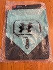 Under Armour Undeniable Sackpack Aqua Black 20l Ua Storm Drawstring Bag Nwt