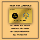 Fantastic    24k Gold Plated Foil 1889 Black Eagle Silver Dollar Cert Banknote Usa