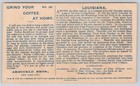 1890s Arbuckle Bros Coffee Louisiana Victorian Trade Card