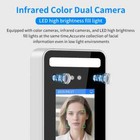 Ai-powered Biometric Fingerprint Face Recognition 4 3in Turnstile Card Reader