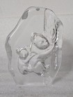 Cristal D arques Leaded Crystal Koala Bear Figurine Paperweight France Vintage