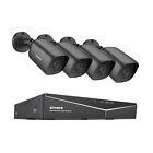 Sannce 8ch Dvr 5mp Video Cctv Security Camera System Outdoor Exir Night Vision