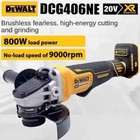 Dewalt Dcg406ne 125mm 9000rpm Brushless Angle Grinder Cordless Cutting Machine