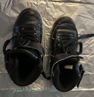 Kids Black Led Light Up Shoes Usb Charging Flashing Hightop Unisex Sneakers
