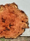 Cb10  Cherry Burl Round 28x7 8 Birds Eye Epoxy Project Crafting  Clock 12 mc