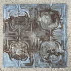 Antique Metal Tin Ceiling Tile 24    X 24  Salvaged Vintage 