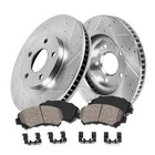  Front Brake Kit For 2015 2016 2017 2018 2019 Acura Tlx Drilled Slotted Upgrade