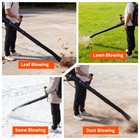 66cc Backpack Gas Leaf Blower 4 0hp  880 Cfm  320 Mph 2-stroke Engine for Garden