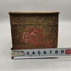 Old Chinese Brass Jewelry Box Dragon And Phoenix Pattern Antique