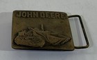 John Deere Crawler Tractor Bulldozer Jd Dozer Loader 70s Belt Buckle