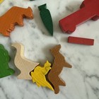 Lot Of Vintage German Erzgebirge Wooden Village Pieces 