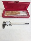 Japan Made Mitutoyo 505-637 6  Stainless Hardened Dial Caliper With Case 