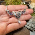 Celtic Flower Of Life Necklace Irish Scottish Wiccan Pagan Pendant 925