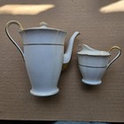 Theodore Haviland New York Concorde Pattern Coffee Pot W Lid  And Creamer Rare