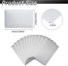 304 Stainless Steel Metal Business Cards 0 8 Mm Sublimation Blank Steel Card
