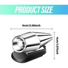 Deer Warning Whistles Safety Car Motorcycle Trucks Rvs - 2 Pk - Silver