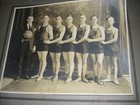 Rare Vintage 1923 W t High School Basketball Team Antique Photograph Framed