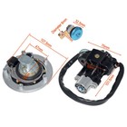 Fit For Suzuki Gsxr600 750 1000 Sv650 Ignition Switch Fuel Gas Tank Cap Lock Key
