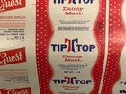 Vintage 1950s Iga Royal Guest   Tip-top Bread Wrapper Nos Unused 24  Wax Paper