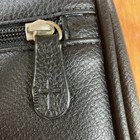 Black Genuine Leather Bible Organizer Book Cover Large Carrying Case Vintage