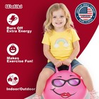 Waliki Hopper Ball For Kids 3-6   Hippity Hop   Jumping Ages  18    Pink 