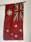 Australian Red Ensign Vintage Linen Flag