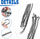 Adjustable Chain Handles Strap  Silver Purse Strap Replacement