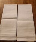 Two Cotton Hand Towels  Embroidered 
