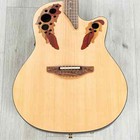 Ovation Usa Pro Elite 1768-4s-g Electric-acoustic Guitar  Spruce Natural Satin
