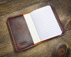 Pocket Notebook Leather Refillable Mini Composition Book Cover Notepad Handmade
