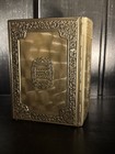 Vtg 1969 Jewish Siddur Avodat Silver Turquoise Hebrew English Prayer Book 5x3