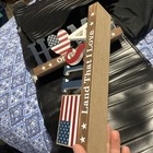 4th Of July Patriotic Table Decor 2 Pieces Wood Usa Flag Rustic Farmhouse Shelf