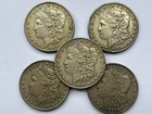 Lot Of 5 1878-1904 O Morgan Silver Dollars - Mixed Dates