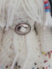 Native American Indian Princess Doll  16  With Beads Handmade Crocheted Dress  