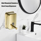 Matte 304 Stainless Steel Soap Dispenser  Commercial Soap Dispenser Wall Moun   