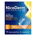Nicoderm Cq Step 2 Stop Smoking Aid Clear Nicotine Patches - 14 Count -2 Week
