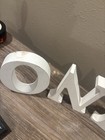 Infant    one    Wooden Letters-color white-good Shape-fast Shipping 