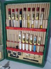 Vintage Gilbert Microscope Set 1952 53 Green Case Rare 14 x 10 x 5 
