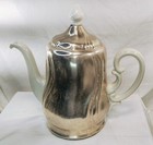 F  rstenberg Porcelain Coffee Pot With Silver Insulated Cover Vintage 50s