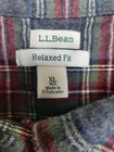 L l  Flannel Long Sleeve Men s Size Xl Medium Plaid Relaxed Fit