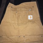 Carhartt Firm Duck Apron Carpenter Brown Tan Am3439-m 103439-211 Tool Pockets