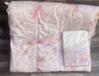 Girls Whimsical Fairy Pixie Twin Bed Comforter Pillow Sham   Bed Skirt