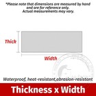 Black Solid Square Silicone Rubber Strip Sealing Gasket High Temp Width 10-100mm