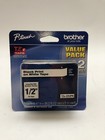 2 Pack Brother Genuine P-touch  Tze-231 Tape Tze2312pk Black Print White Tape Us