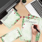 Japanese Stationery Set With Lines Vintage Floral Letter Paper And Envelopes